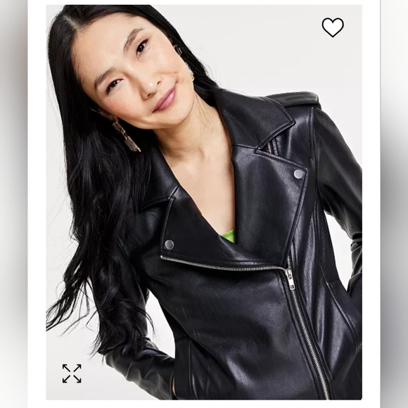 Internation Concepts Faux Leather Jacket - Picture 8 of 10